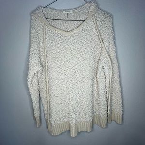 Sherpa pullover sweater